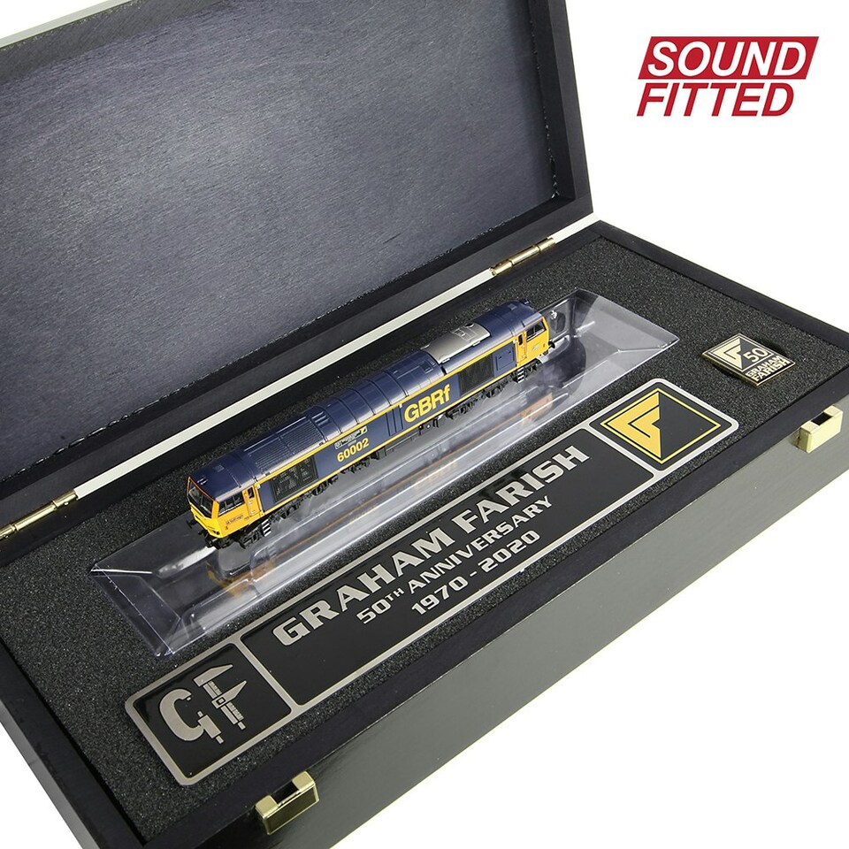 Graham Farish Class 60002 Graham Farish 50th GBRf Special (DCC-Sound)