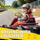 image 8 of HOMCOM 24V Electric Go Kart for Kids with Music, Horn Honking, Slow Start