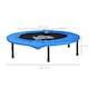 image 5 of HOMCOM Dia. 101cm Fitness Trampoline Exercise, Max Load 100 KG, Blue Black