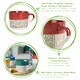 image 2 of Nicola Spring Ceramic Dipped Dash Coffee Mugs - 475ml - 4 Colours Multi