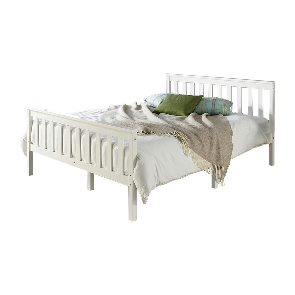 image 1 of Atlantic Bed Frame in White, size Super King