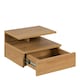 image 3 of Ashlan Bedside Table with 1 Drawer in Oak