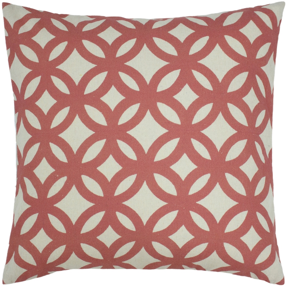 image 1 of Furn Nomi Monoprint Cushion, Berry, 45 x 45cm