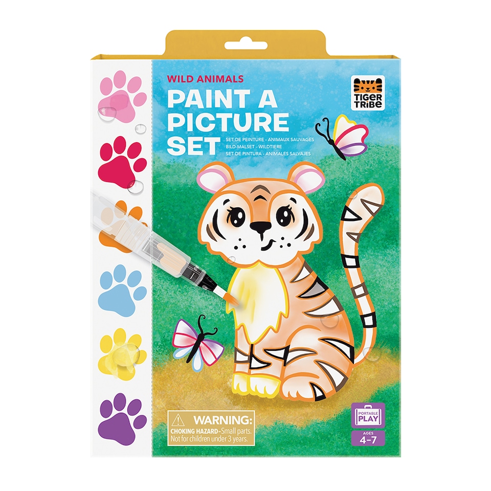 image 1 of Paint A Picture Set - Wild Animals