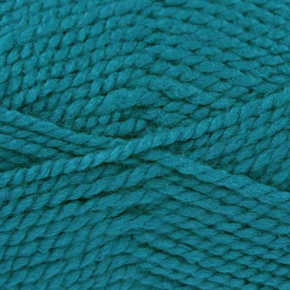 King Cole Blue Big Value Chunky Yarn (Value Pack 12 x 100g Balls) For Crochet, Knitting - 152m per ball