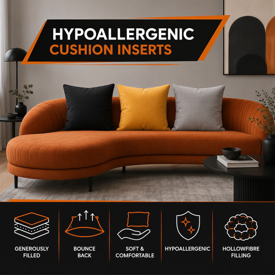 image 1 of Premium Hollowfibre Cushion Inserts (Pack of 4)