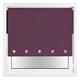 image 1 of FURNISHED Blackout Roller Blind with Round Eyelets & Metal Fittings | Purple | Aubergine | (W) 55cm x (L) 165cm