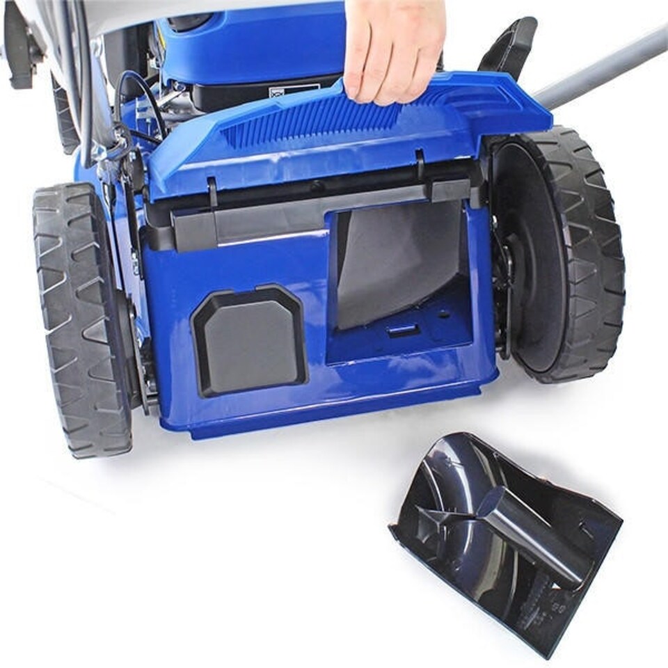 image 1 of Hyundai 20" / 51cm 196cc 4-in-1 Self-Propelled Petrol Lawnmower, Mulch, Rear & Side Discharge, Hose Connector| HYM510SP