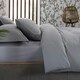 image 2 of Everyday Comfort 200 Thread Count Cotton Duvet Cover Set Silver | King