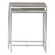 image 3 of Interiors by Premier Set of Two Rectangular Side Tables Silver