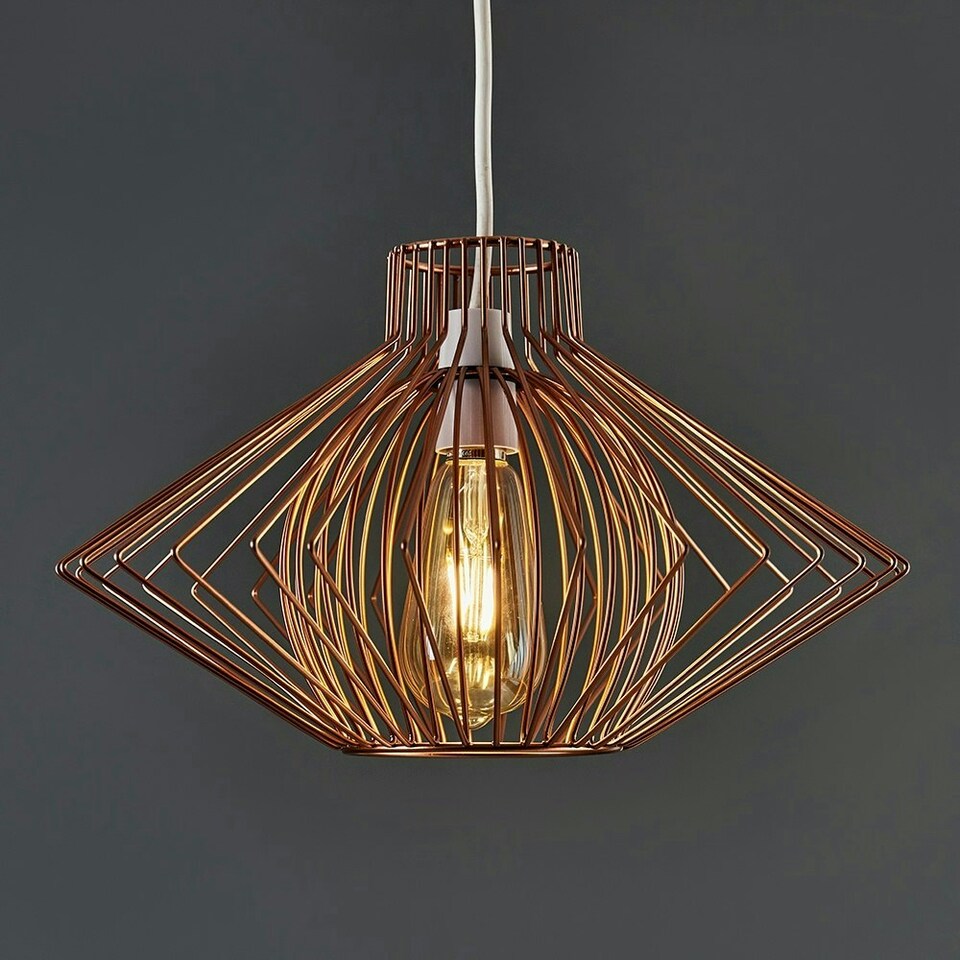 image 1 of ValueLights Sinat Ceiling Light Pendant and LED Bulb