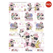 Disney Minnie Mouse Gift Wrap Sheets (Pack of 2) - White/Pink/Yellow - One Size