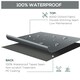 image 9 of Outsunny 205x192cm Outdoor Garden Furniture Protective Cover Water UV Resistant Grey
