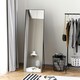 image 8 of HOMCOM Full Length Mirror Floor Standing or Wall-Mounted, Dressing Mirror, Black