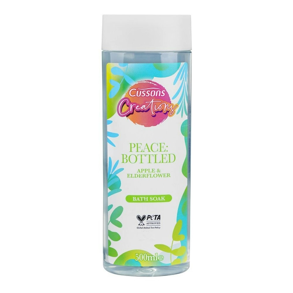 image 1 of Cussons Creations Peace Bottled Apple And Elderflower Bath Soak