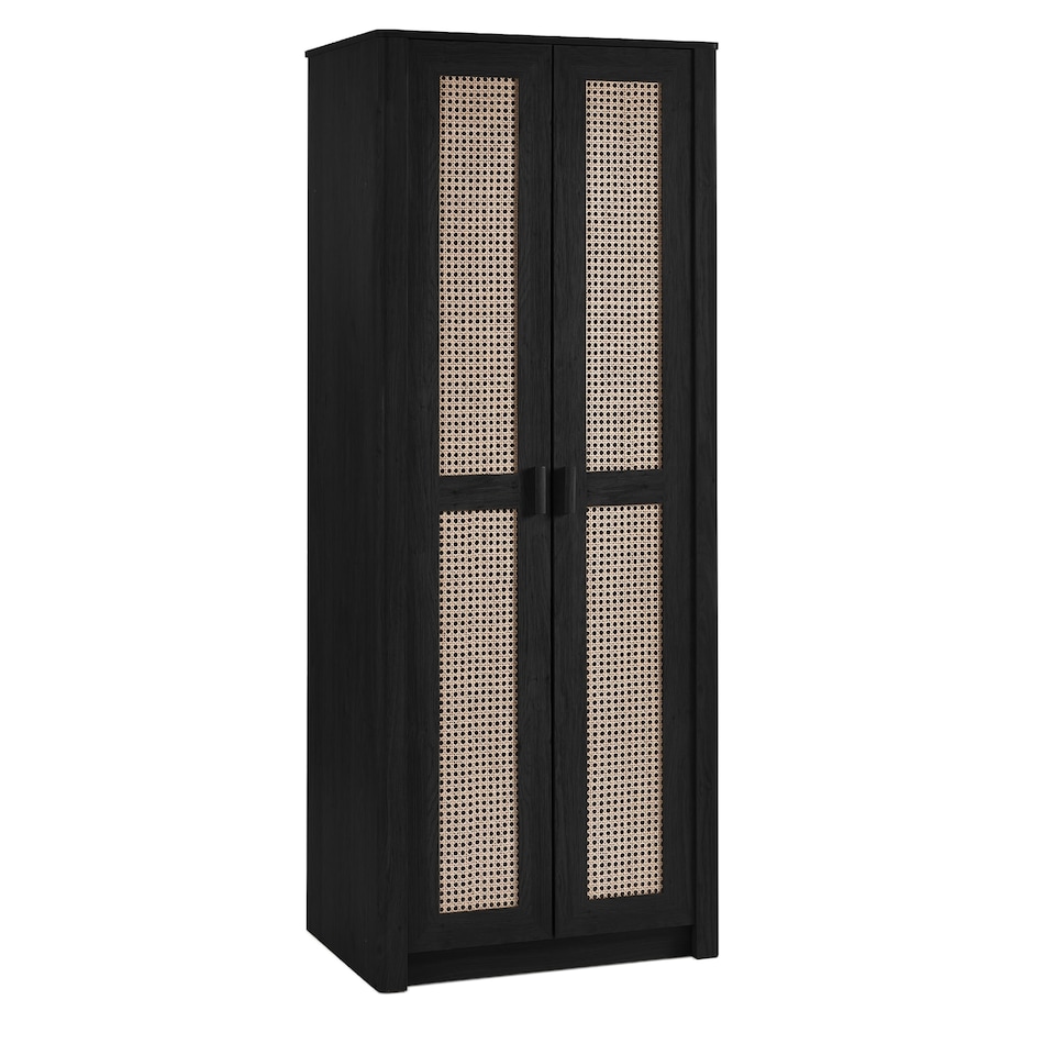 image 1 of Premium Sydney 2 Door Wardrobe in Black
