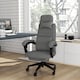 image 2 of Vinsetto Office Chair, Ergonomic Desk Chair, High Back Fabric Work Chair with 160 Reclining Backrest, Retractable Footrest, Neck and Lumbar Pillow for Home and Study, Dark Grey