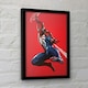 image 2 of Spider-Man (Red Background) Framed 30x40cm Print