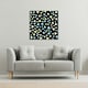 image 2 of Yellow & Blue Triangles (Canvas Print) 114 x 114 x 4cm