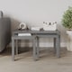 image 3 of URBNLIVING Wooden Nesting Stacking Tables Set Of 3 | Multi | Grey | 3