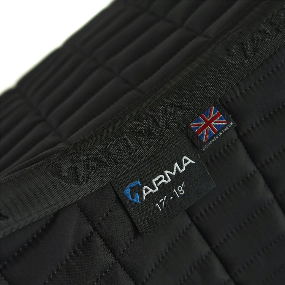 image 1 of Shires ARMA Classic GP Saddlecloth Black | Size: 15-16.5 Inch
Colour: Black