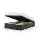 image 1 of Graphite Plush Velvet Ottoman Base Small Double N/A