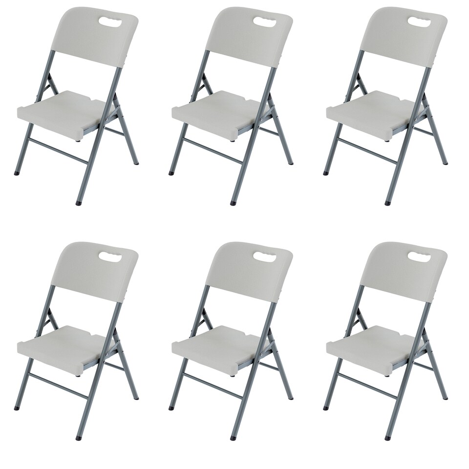 image 1 of Home Vida Set of 6 Folding Chairs