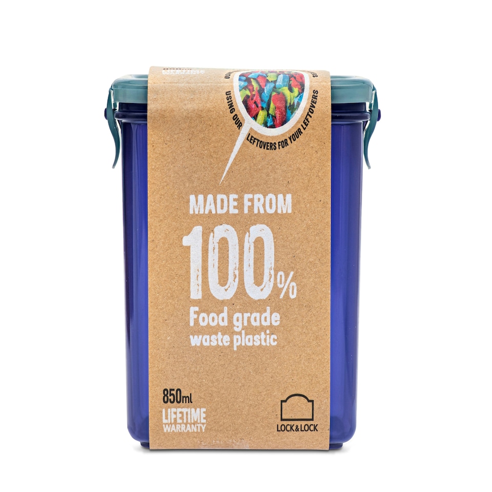 image 1 of LocknLock Eco Food Container Rectangular Reusable Lunch Storage Box - 850 ml