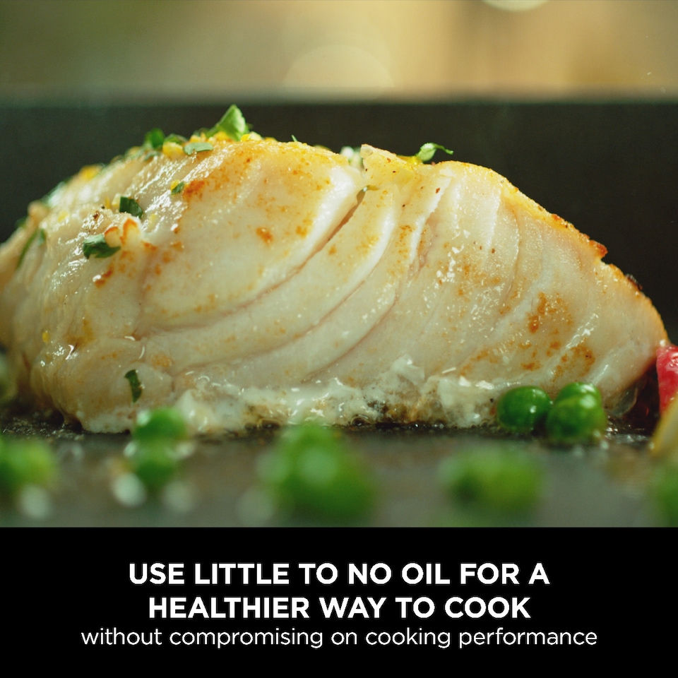 image 1 of Ninja ZEROSTICK Essentials 18cm Saucepan with Lid C10218UK | Black | Black | 1