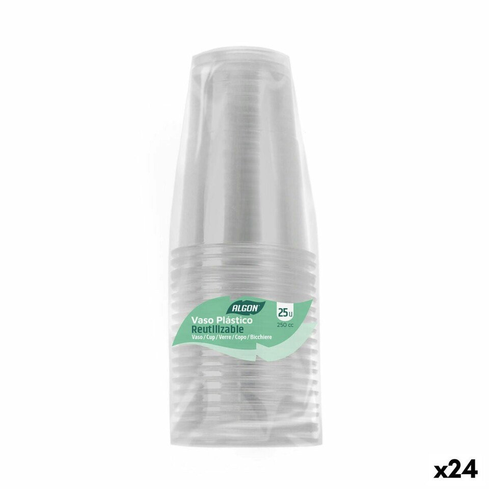 image 1 of Set of glasses Inde 250 ml 25 Pieces (24 Units) N/A