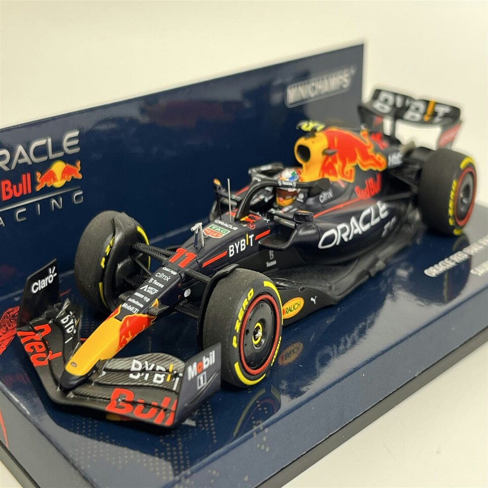 image 1 of Sergio Perez Red Bull Racing RB18 Saudi Arabian GP 2022 1:43 Scale Minichamps 417220111