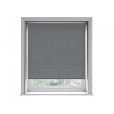 180cm No Drill Slate Grey Thermal Blackout Roller Blind (170cm Drop) | Grey
