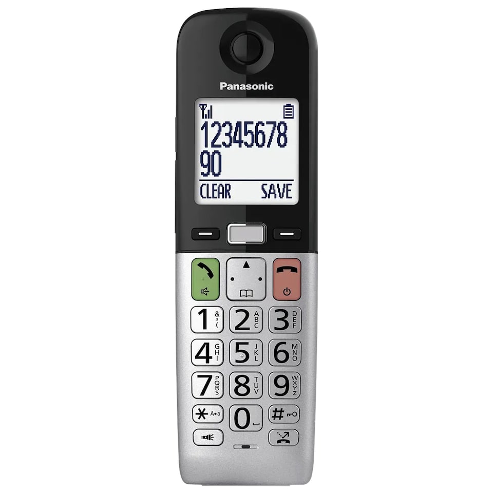 image 1 of Panasonic KX-TGU430EB Digital Cordless Phone with Answering Machine - Amplified Volume & Large Display
