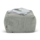 image 5 of icon Theo Beanbag Footstool Corduroy Grey | Grey | M