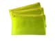 image 4 of 8x5" Frosted Yellow Pencil Case - See Through Exam Clear Translucent