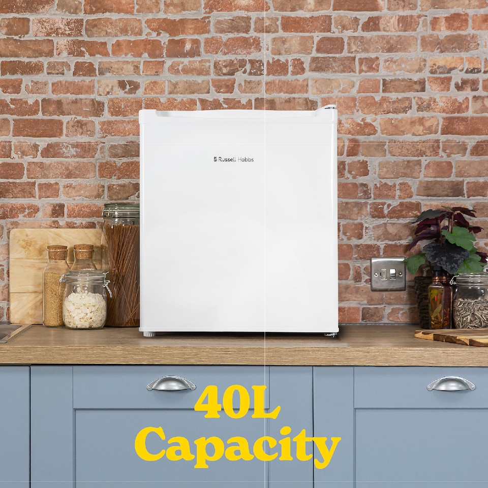 image 1 of Russell Hobbs 40L Larder Mini Fridge - White RHTTLF2E1W