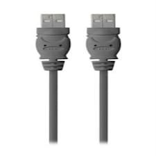 Belkin 1.8M USB A to USB A Cable Black - F3U131bt1.8M