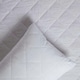 image 6 of Homescapes Quilted Waterproof Mattress Protector - Euro 160 x 200 cm | White | King