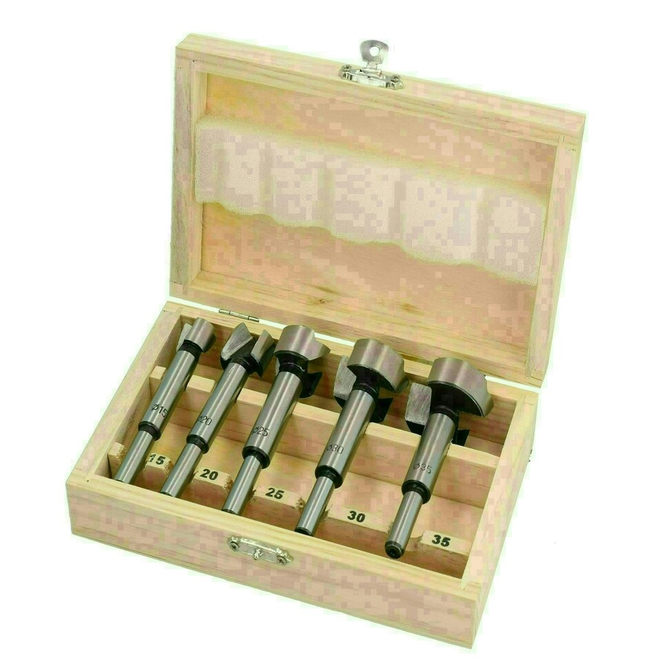 image 1 of Forstner Wood Drill Bits Cutters Borer Boring Hole Wood Woodworking 15 - 35mm