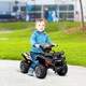 image 2 of HOMCOM 6V Kids Electric Ride on Car Toddler Quad Bike ATV for 18-36 month Black