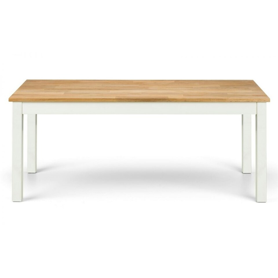 image 1 of Ivory and Oak Classic Coffee Table | White | White