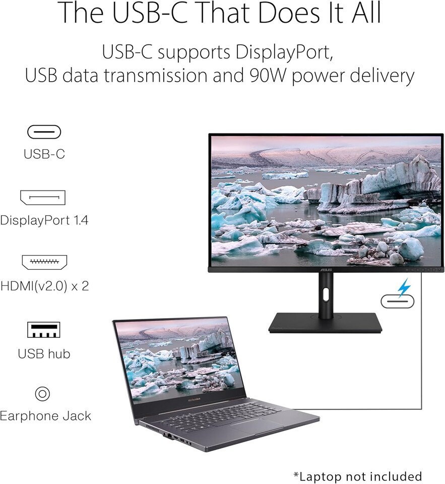 image 1 of ASUS ProArt PA328CGV 32" 2560 x 1440 Quad HD IPS FreeSync Premium Flat Monitor