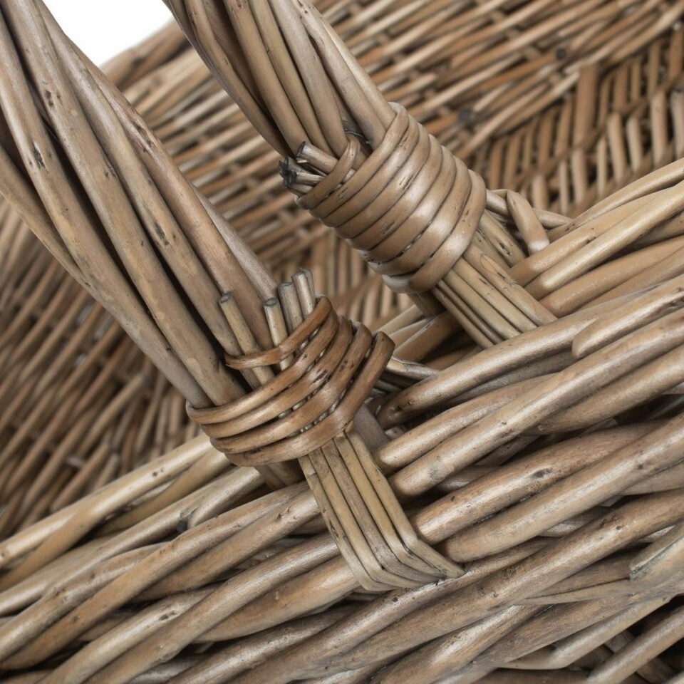 image 1 of Set of 2 Kew Design Garden Trugs | Brown | Brown | Full Set