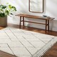 image 1 of LIVABLISS Freud-Modern High Pile Rug 200 x 275 cm | Ivory Black