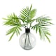 image 1 of 80cm Ball Vase Artificial Tropical Palm Leaves