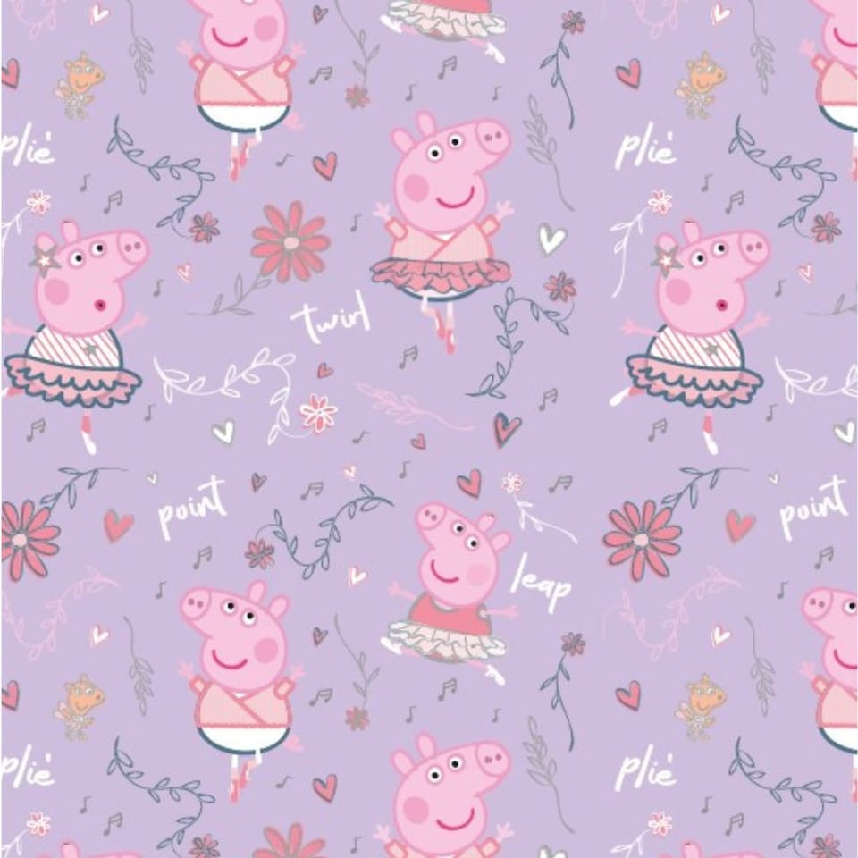 image 1 of Peppa Pig 4m Roll Wrapping Paper