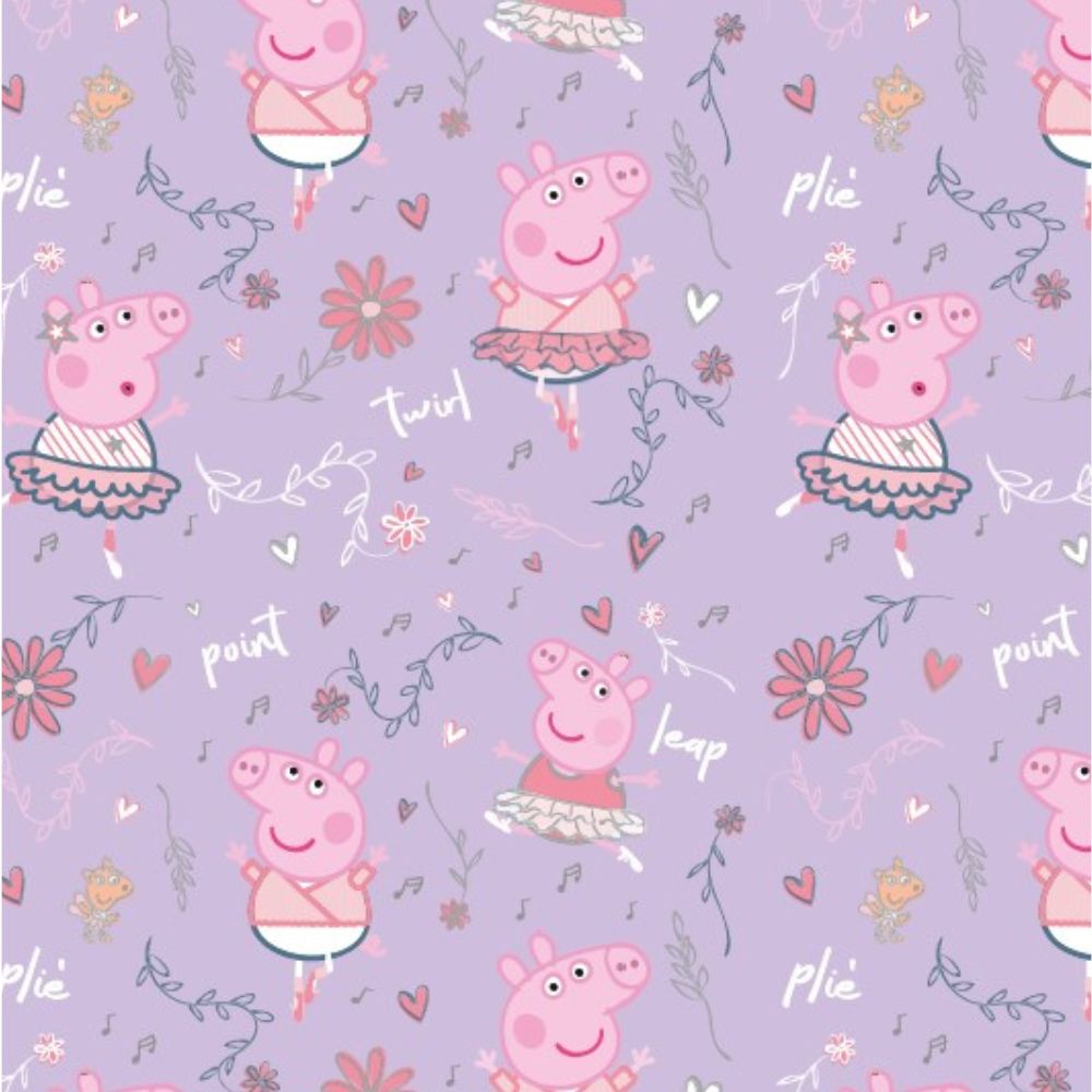 4 Fogli Di Carta Regalo Natalizia Ufficiale Peppa Pig – 70x50 Cm Ciascuno – Con Etichette Regalo Incluse – Carta FSC