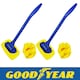 image 1 of 2Pcs Goodyear Windscreen Wonder Microfibre Cleaning Defogging Pad Long Handle Blue