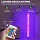 image 3 of HOMCOM RGB Floor Lamps LED Corner Lamp with Remote Control Mood Lighting