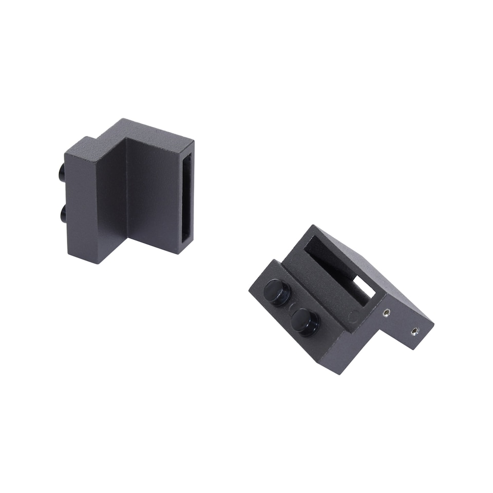 image 1 of HOMCOM Sliding Wood Barn Door Track System Kit Hardware Set Stainless Steel | Brown | 200 cm x 4 cm x 0.6 cm